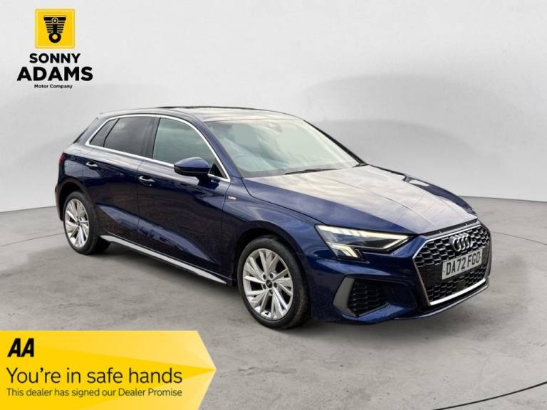 2022 Audi A3 1.4 TFSIe 40 S line Sportback 5dr Petrol Plug-in Hybrid S Tronic Euro 6 (s/ Hatchbac...