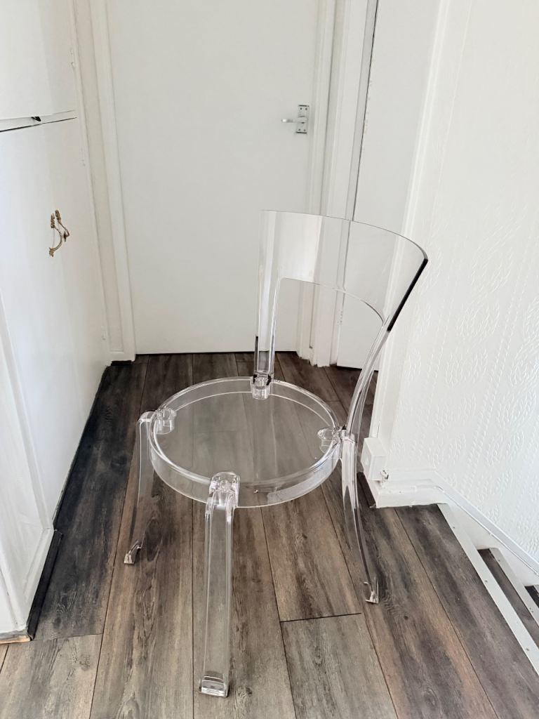 Ikea clear chair 