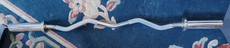 Ez Bar Curl Bar And  Tricep Bar For Olympic Size Weights