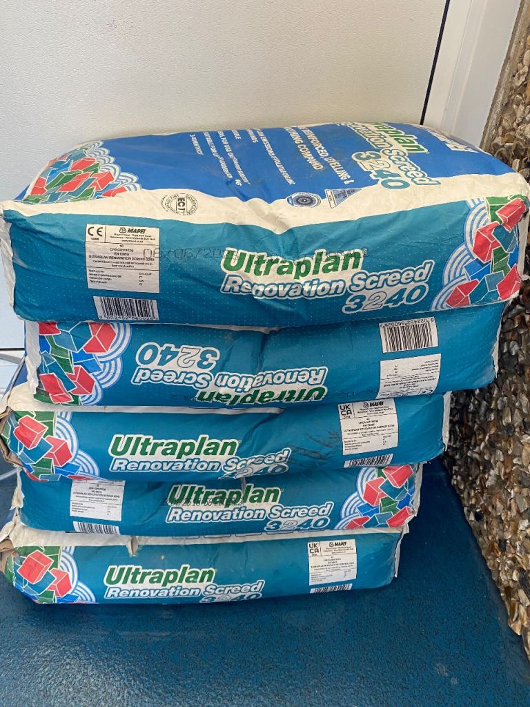 5x Mapei Ultraplan Flooring Screed  