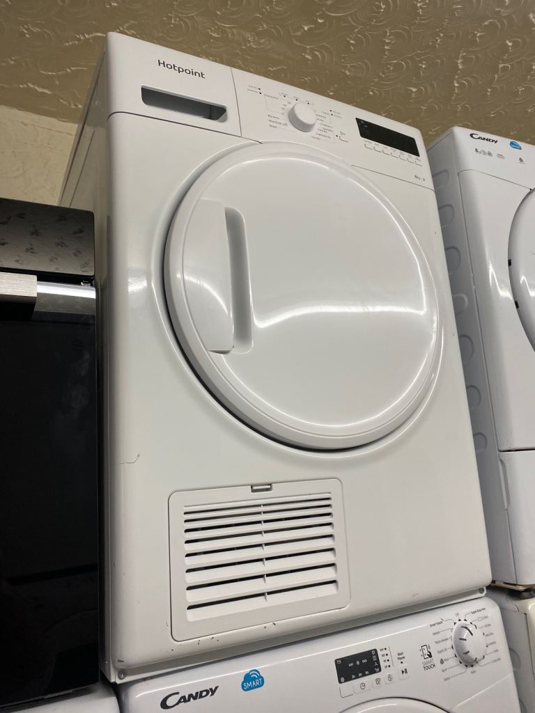 🚚✅FULLY CLEANED WHITE HOTPOINT CONDENSER DRYER £130 WE CAN DELIVER