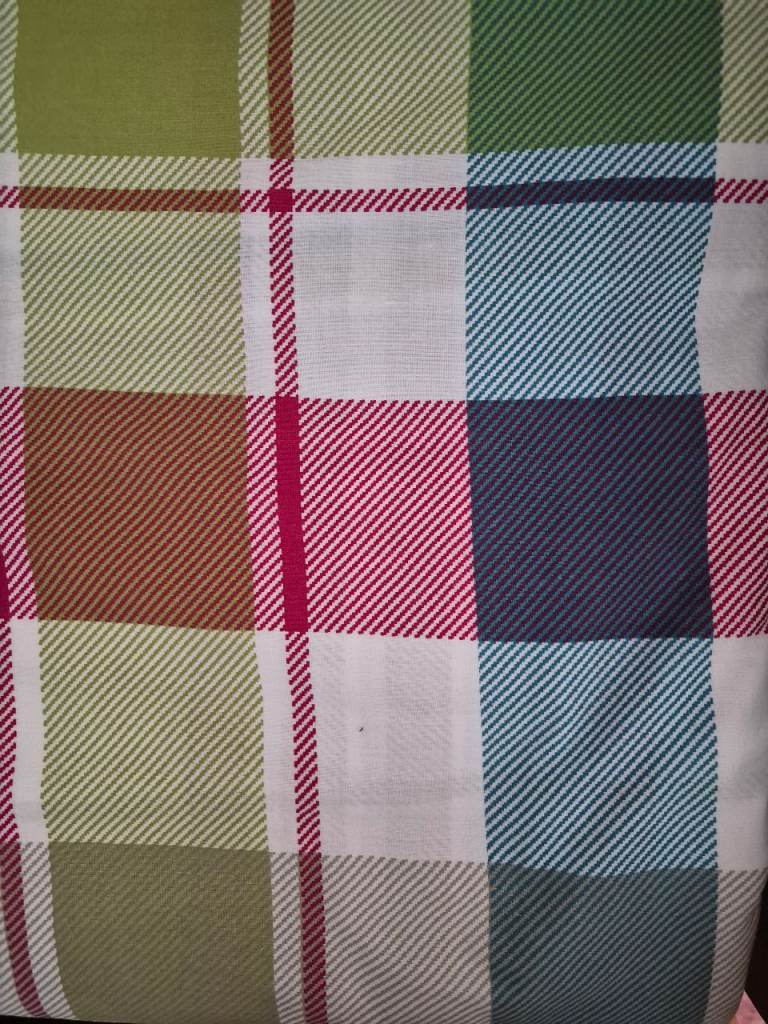 Plaid Duvet Cover - Multicoloured, Good Condition