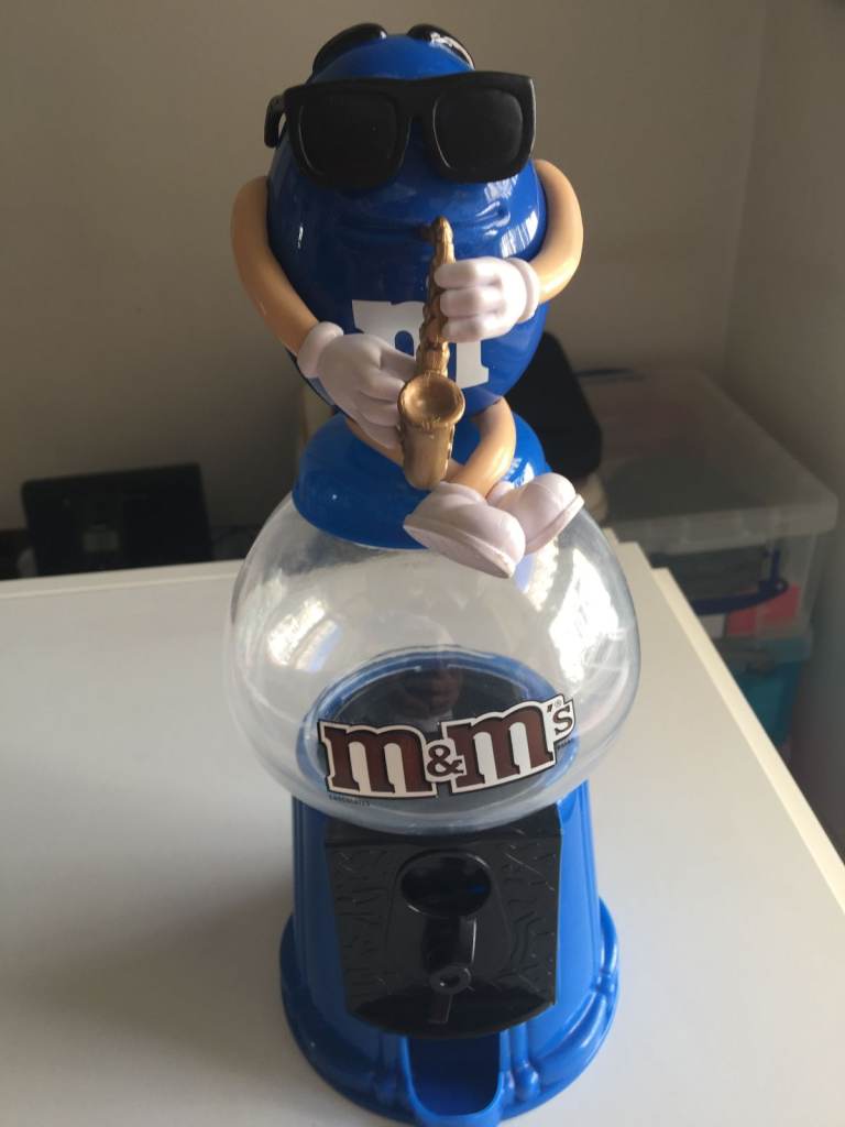 M&M's Candy Dispenser Saxophone Edition