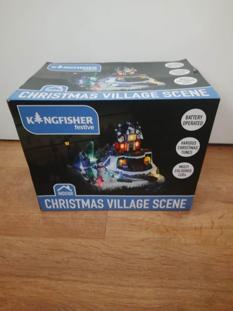 Christmas Village scene .