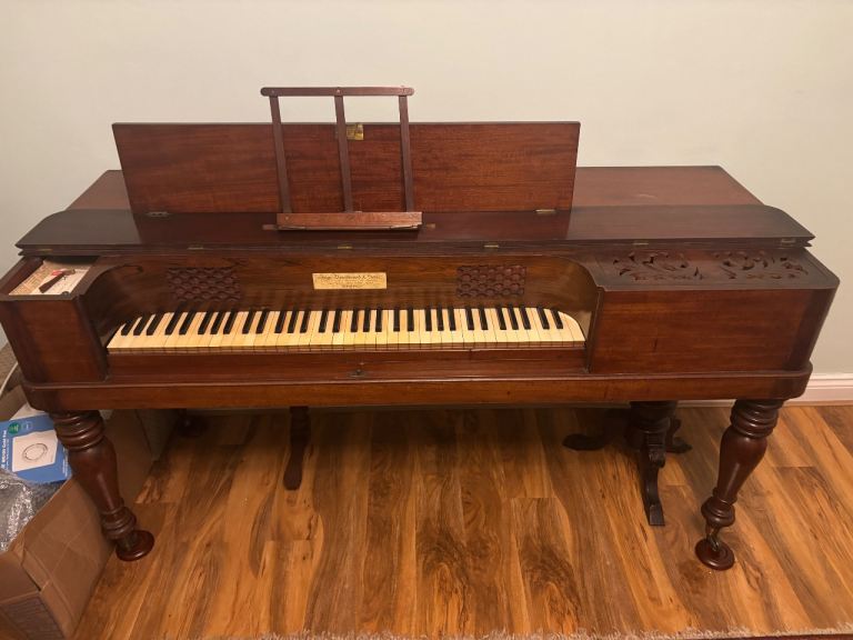 1920s John Broadwood square piano restoration project