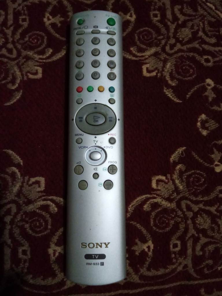 Remote control for large 26 inch Sony CRT TV