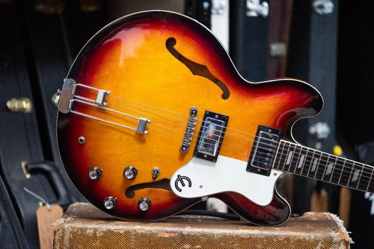 1998 Epiphone Korea (Peerless Factory) Riviera in Vintage Sunburst