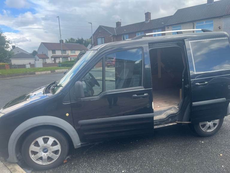 2012 Ford Transit Connect Limited 110 t200 Black/Chrome Alloy Wheels Long MOT Apple Carplay