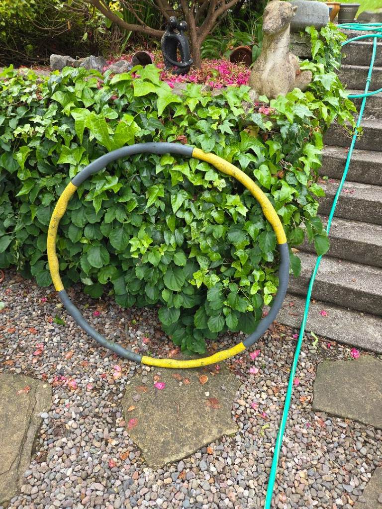 Weighted exercise hula hoop