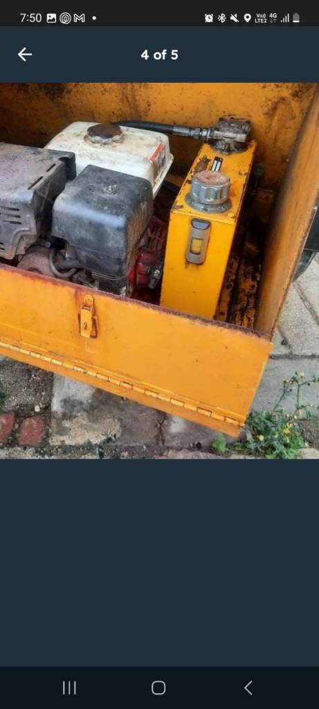 Skip trailer honda engine