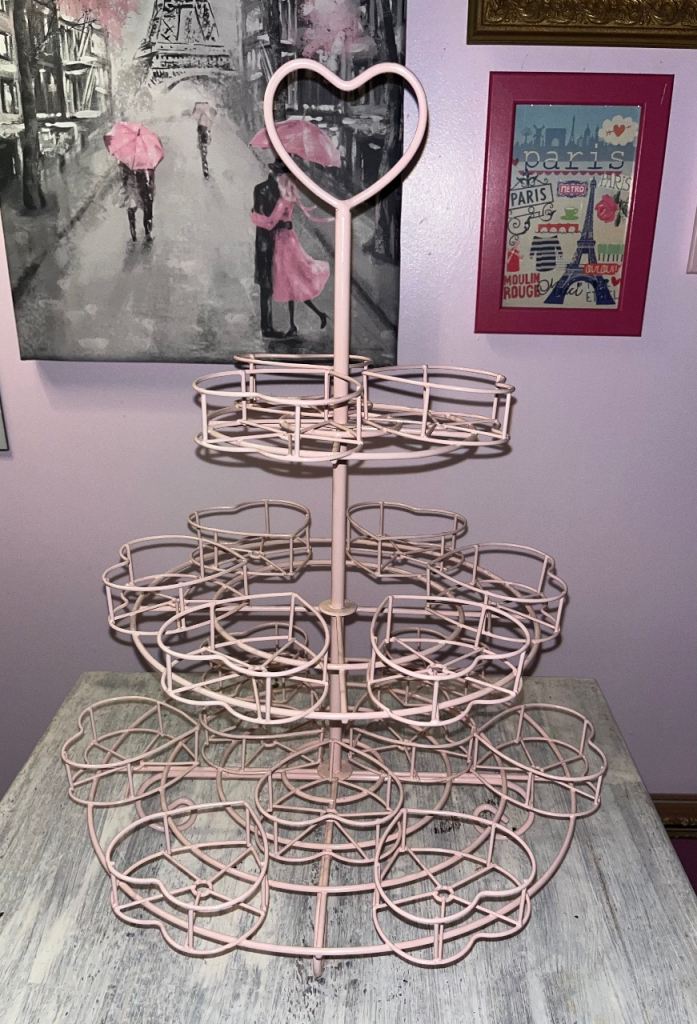 Pink cupcake tree - holder 