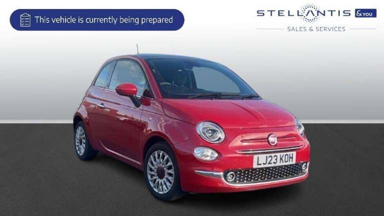 2023 Fiat 500 1.0 Mild Hybrid Red 3dr HATCHBACK PETROL Manual