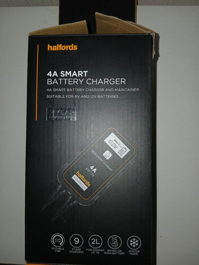 Smart motorcycle or car battery charger