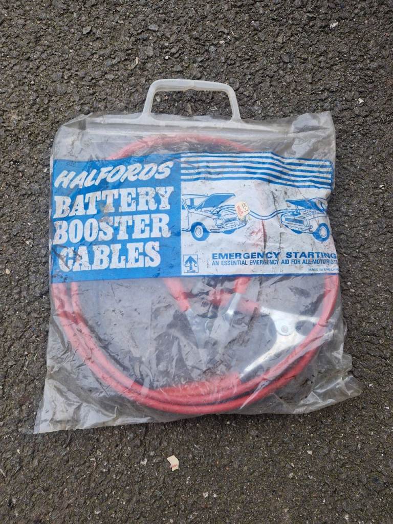 Halfords Battery Booster Cables. Personal collect Winsford