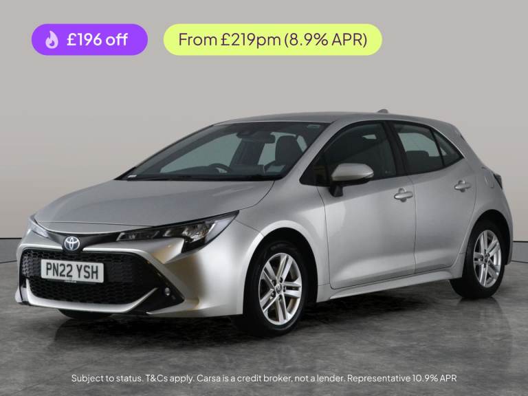 2022 Toyota Corolla 1.8 VVT-i Hybrid Icon 5dr CVT HATCHBACK PETROL/ELECTRIC Automatic