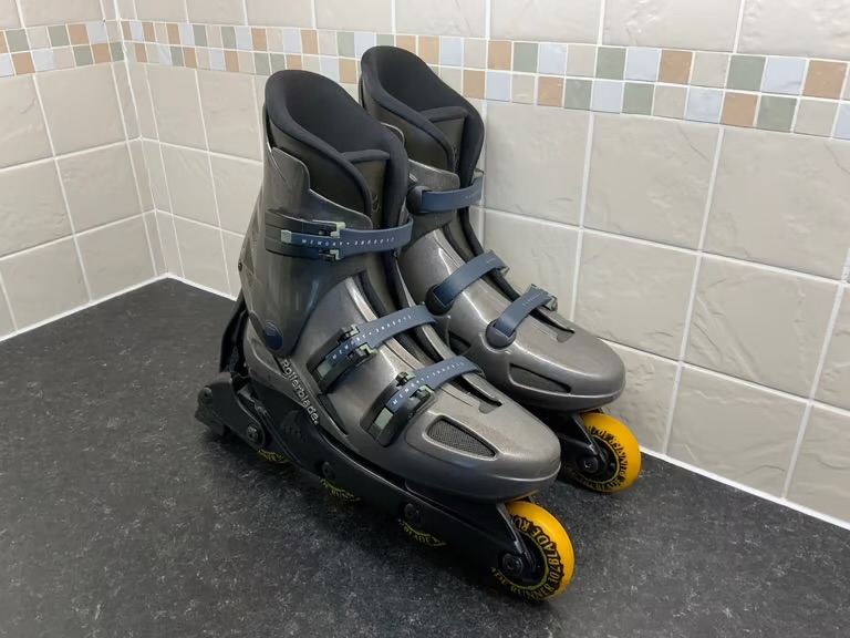 Rollerblade BravoBlade GLX Inline Skates – Grey, UK 7 Mens