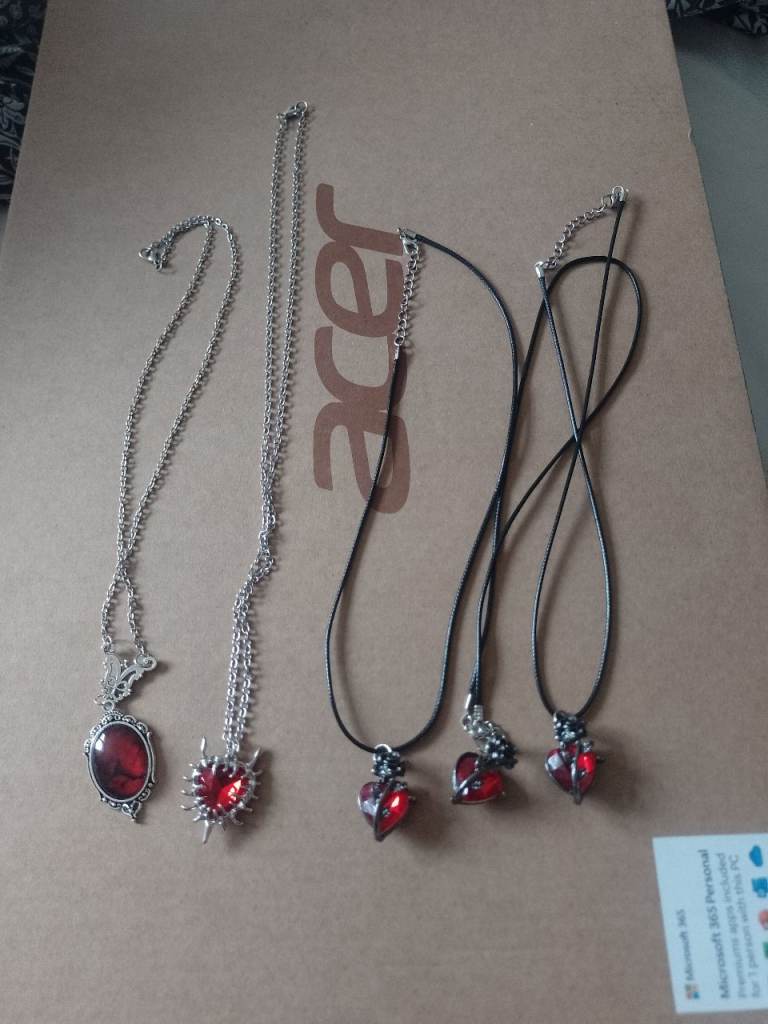 New necklaces prices in description 