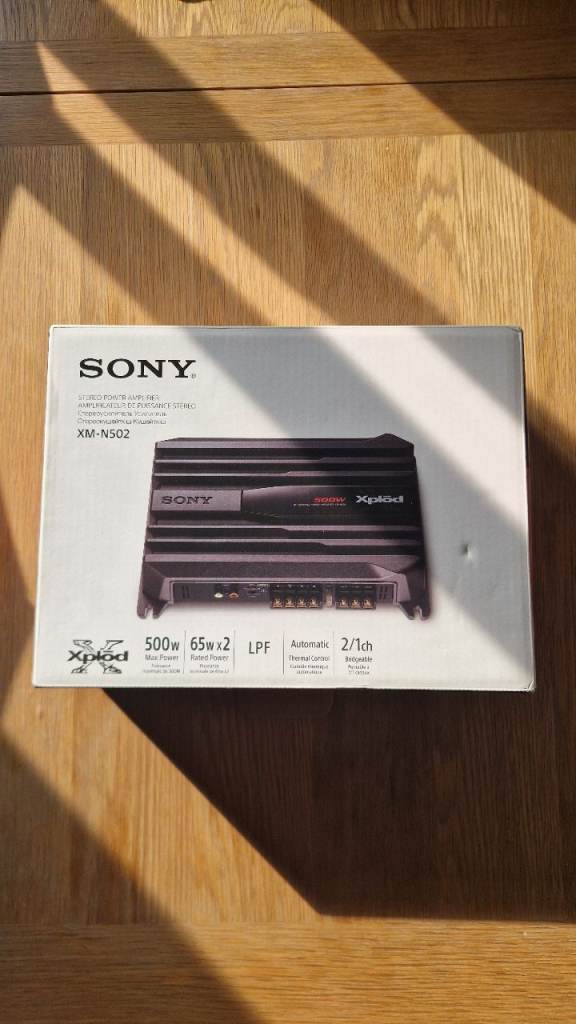 Sony Xplod XM-N502 Amplifier – Brand New, Unused