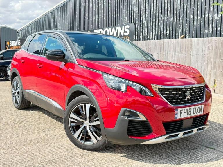 2018 Peugeot 3008 1.5 BlueHDi GT Line Euro 6 (s/s) 5dr HATCHBACK Diesel Manual
