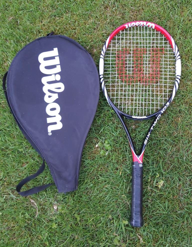 Wilson Six Two Tennis Racket, For Men and Women with 103 sq.in head, L2 grip size
