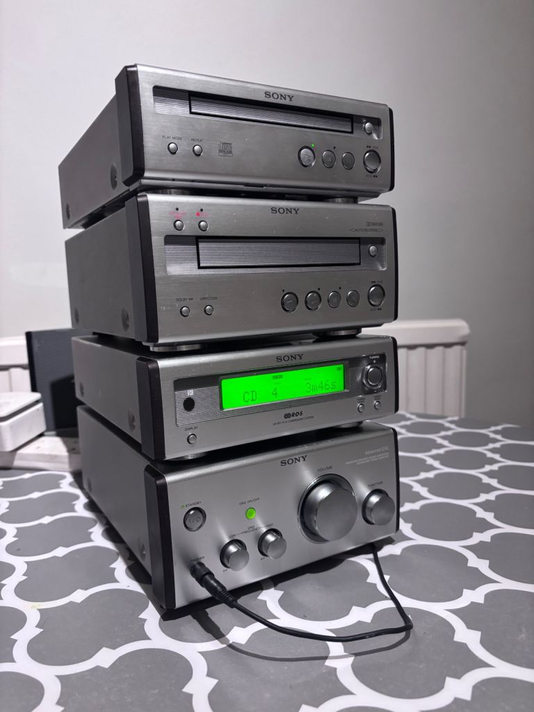 Sony TA-SP55 mini stacking stereo system 