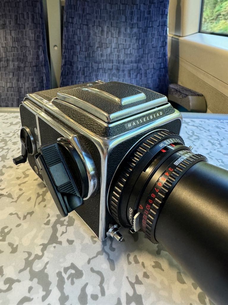 Hasselblad 500CM medium format SLR camera with lens