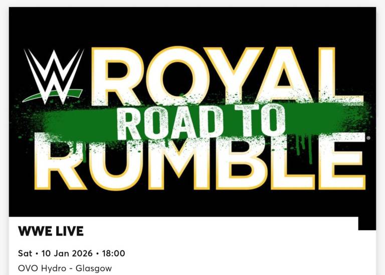 Wwe live tickets x2