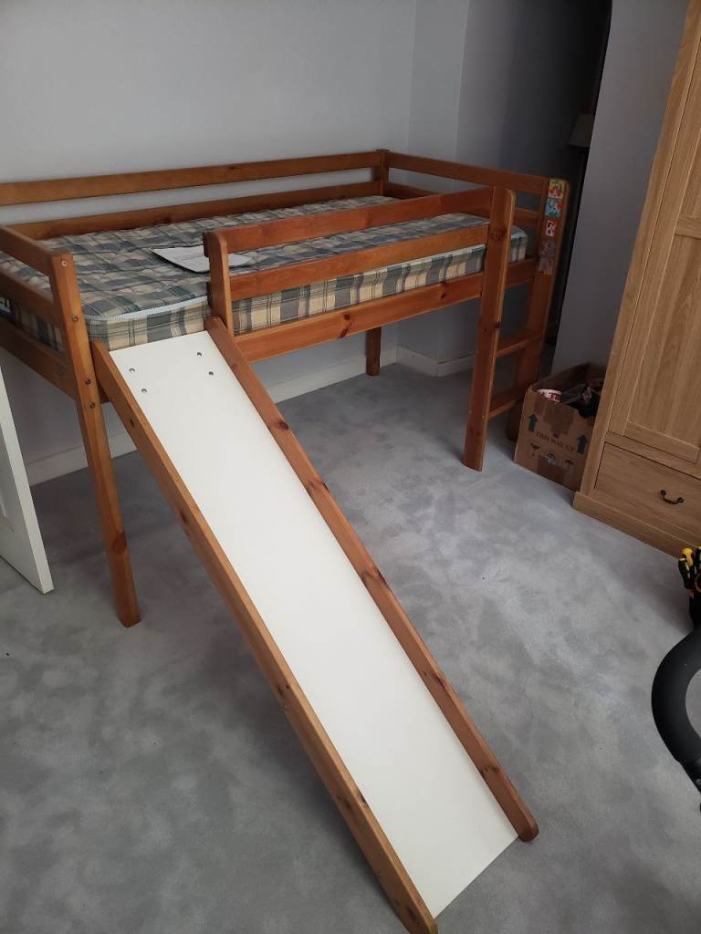 Bunk Bed with Slide and Ladder.