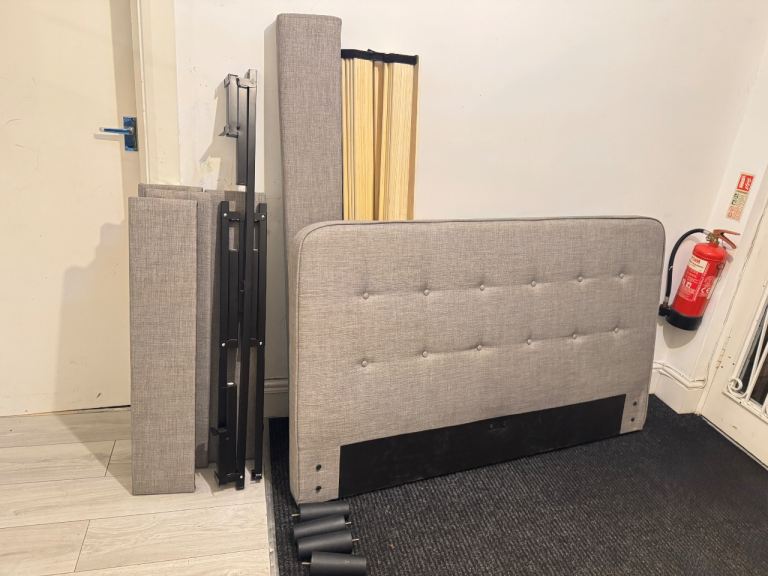 King size bed frame , Like New 