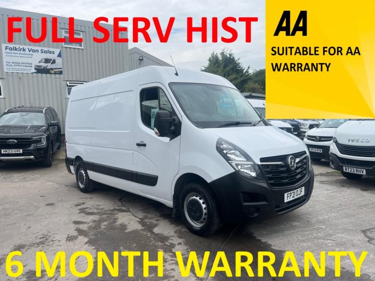 2021 Vauxhall Movano 2.3 Turbo D 135ps H2 Van PANEL VAN Diesel Manual
