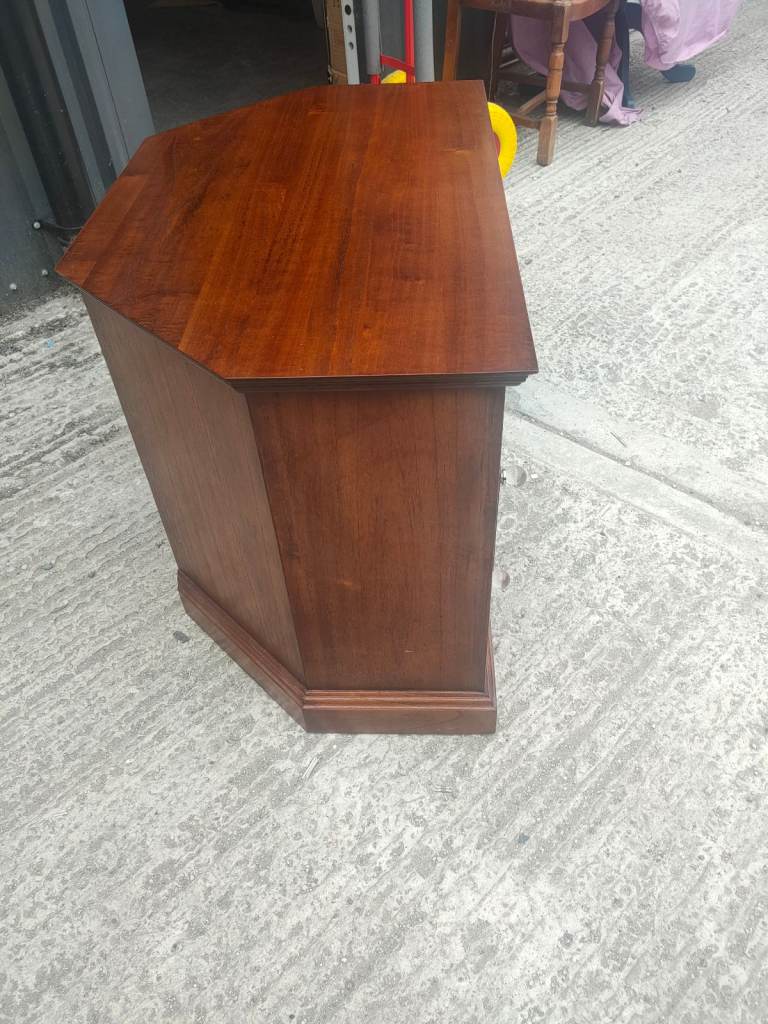 Dark oak TV  cabinet