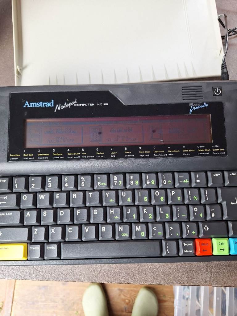 Amstrad notepad