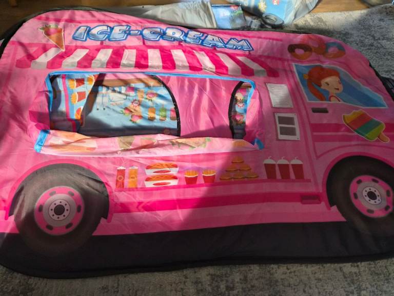 Pink Ice Cream Truck Play Tent – Good Condition