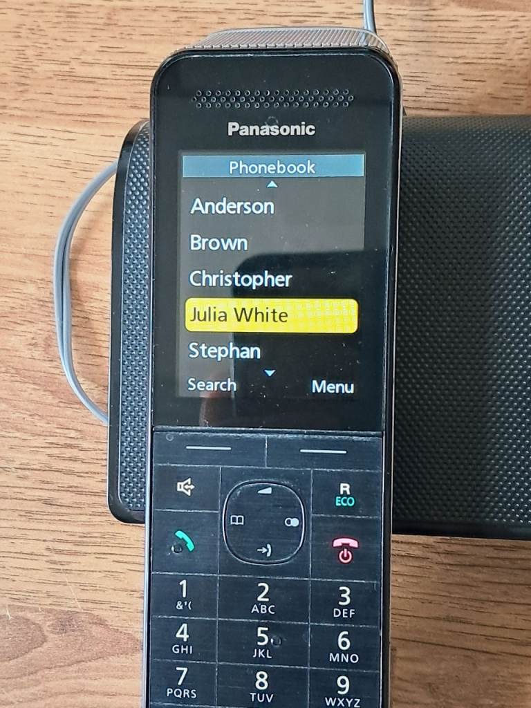 Panasonic phone KX-PRW120E digital cordless landline base station.( Working perfect).