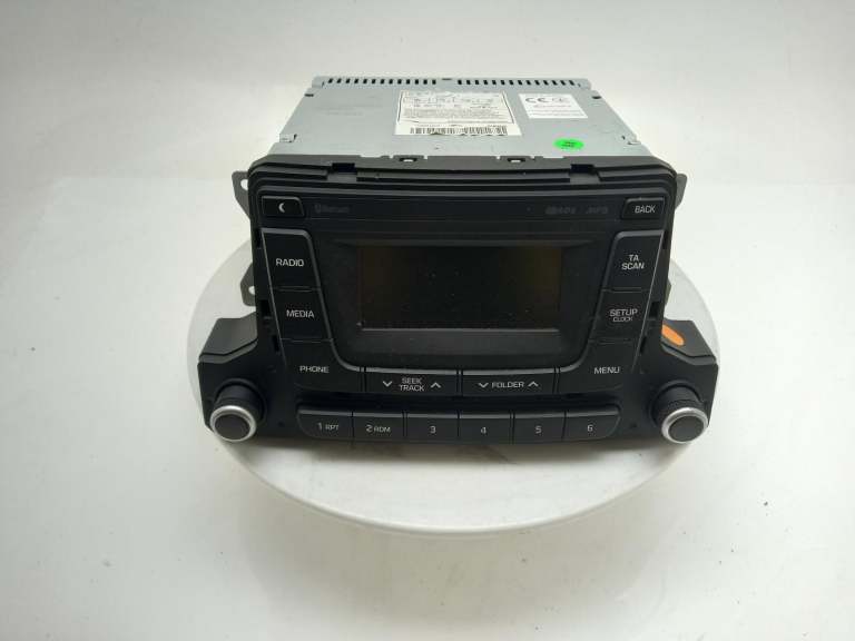 Hyundai I10 Radio Stereo Head Unit 2014-2021 5 Door Hatchback 96170b96604x
