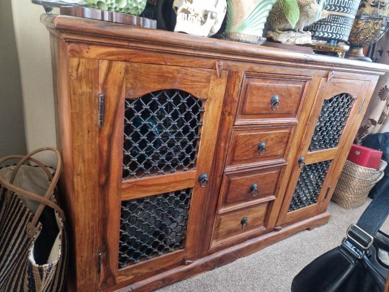 Indian/jali/mango wood sideboard
