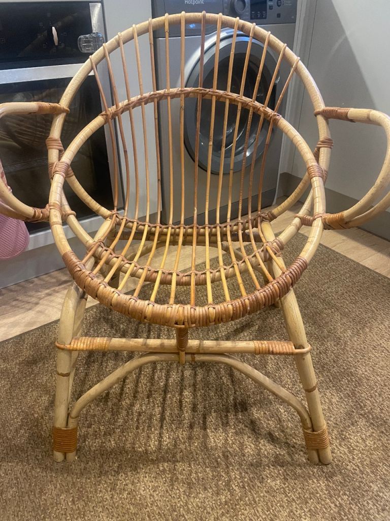 image for Vintage wicker/ rattan chair 