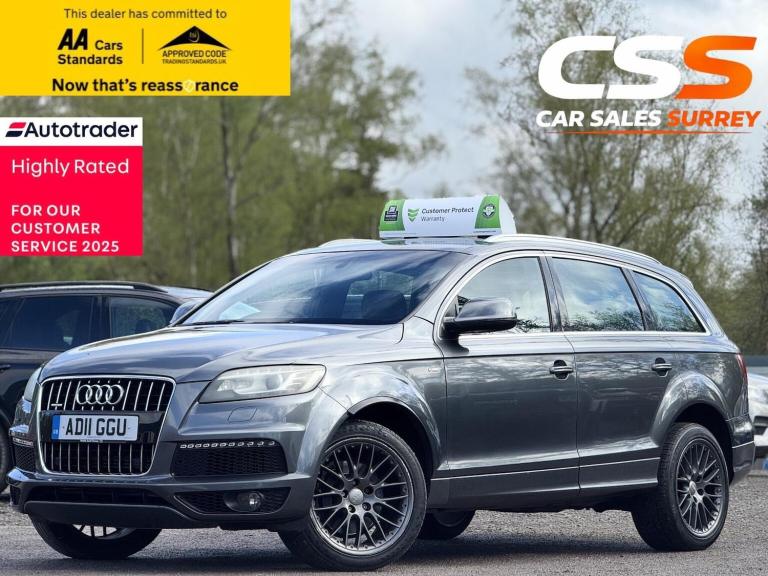 AUDI Q7 3.0 TDI V6 S line Tiptronic quattro Euro 5 (s/s) 5dr 2011