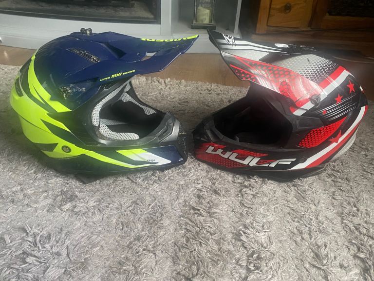 Motocross crash helmet 