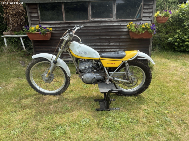 1974 Yamaha TY250 Twin-Shock Unrestored 
