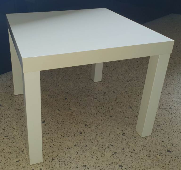 IKEA LACK White Nesting Coffee Low Small Square Table 21.5 x 21.5 inches COLLECT NW9