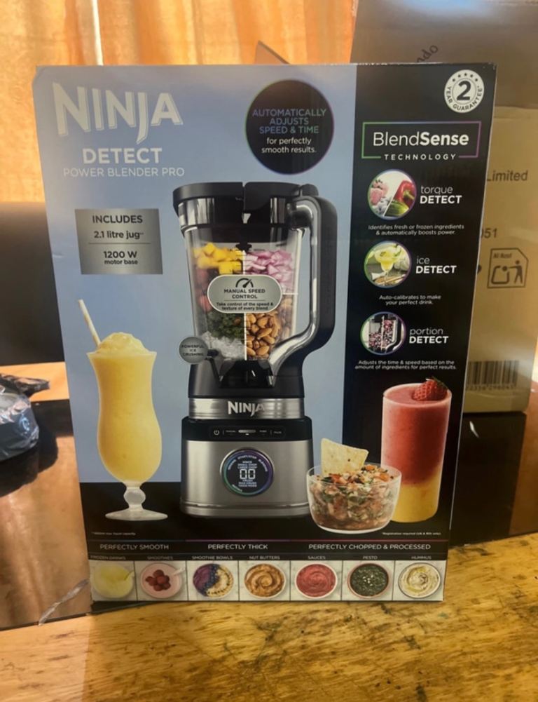 Ninja detect power blender pro blendsense technology