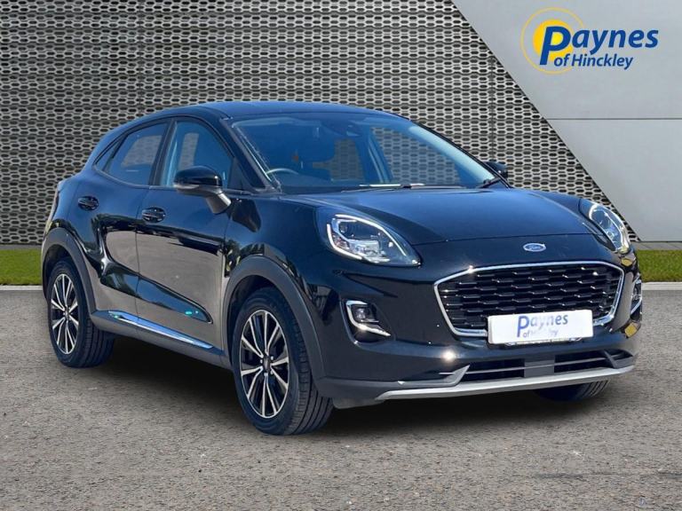 2023 Ford Puma Titanium 5 Dr 1.0L 125PS mHEV 6 Spd in Agate Black LOW MILEAGE