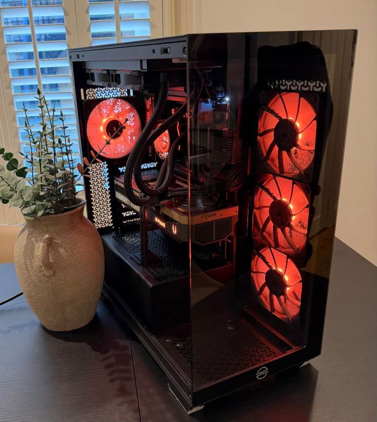 RTX 5080 RYZEN 7 7800X3D 32 GIGS DDR5 GAMING PC BEAST!!