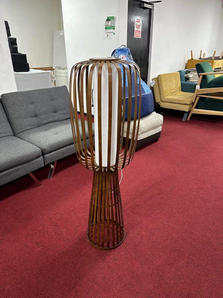 Achille Floor Lamp - Walnut