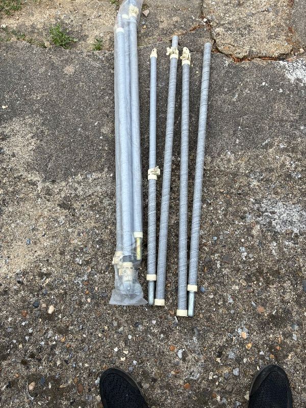 Isabella carbon fibre awning poles