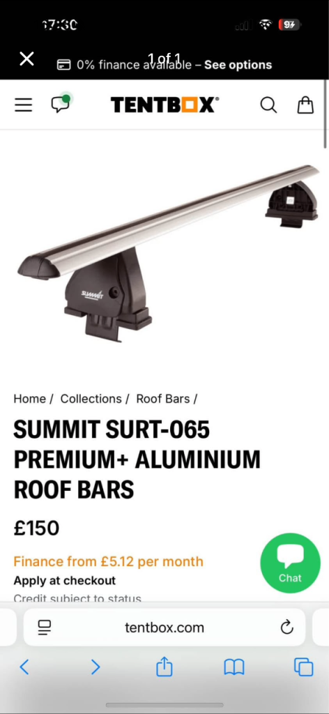 Roof bars 