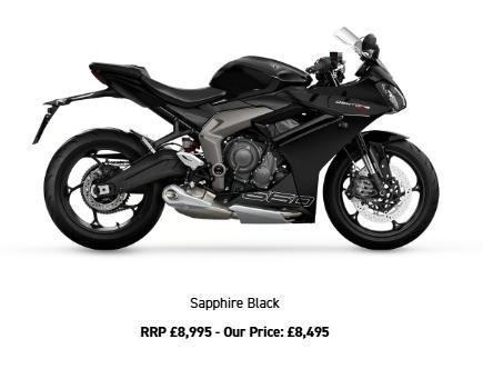 2026 New Unregistered Triumph Daytona 660 Motorcycle SAVE 500
