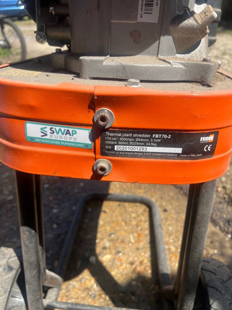 Feider FBTB70-2 Shredder – very Good Condition