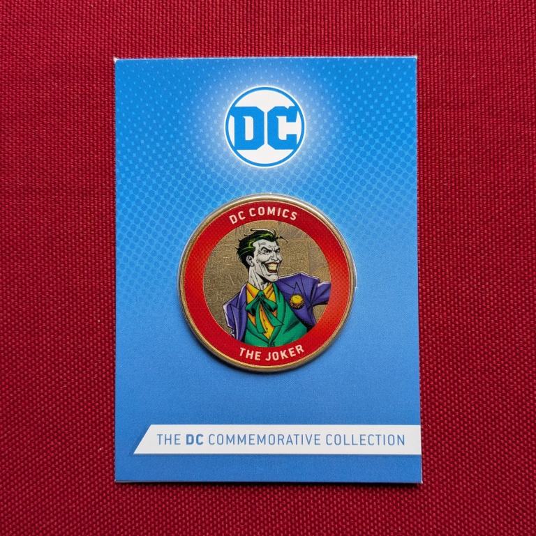 DC Comics Batman + Superman + Joker UNOPENED commemorative Coin ...